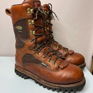 Irish Setter 882 Elk Tracker GOTTEX Hunting Boots Sz 8D Brown Leather Red Wing